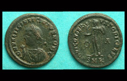 Licinius II, Cyzicus Mint, Jupiter Holding Victory reverse